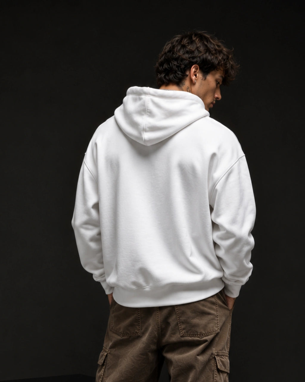 Parker Est. 1962 Spider Collegiate Graphic Hoodie – White (360 GSM)